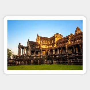 Southwest Corner, Angkor Wat at Dawn Sticker